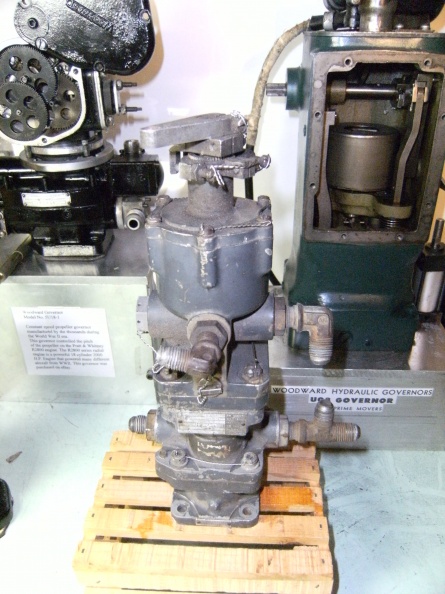 A Woodward fuel control governor for the Boeing series 502 gas turbine engine